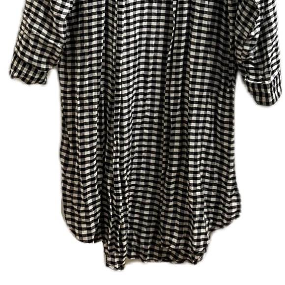 Thread Story, 100% Rayon, Collar, Long Line, Long Sleeve Black/White Cardigan L - Picture 6 of 11
